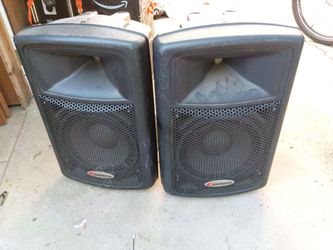 Harbinger 12" speakers