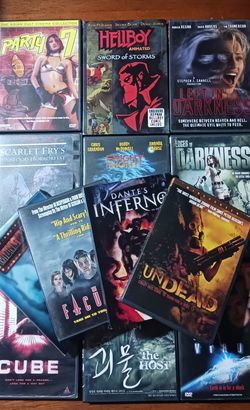 13 Random Horror Crazy, Scifi, Gore, Asian Dvd Lot Halloween!