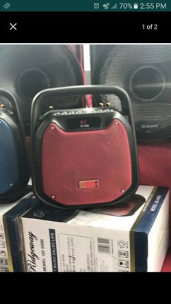 Bocinas karoke con Bluetooth