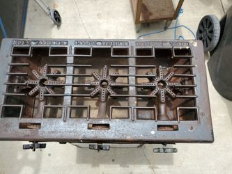 Stove preheat oven 3 burner  antique