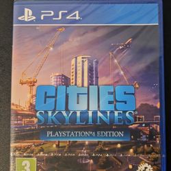 PS4 Video Game- CITIES SKYLINES - New Sealed