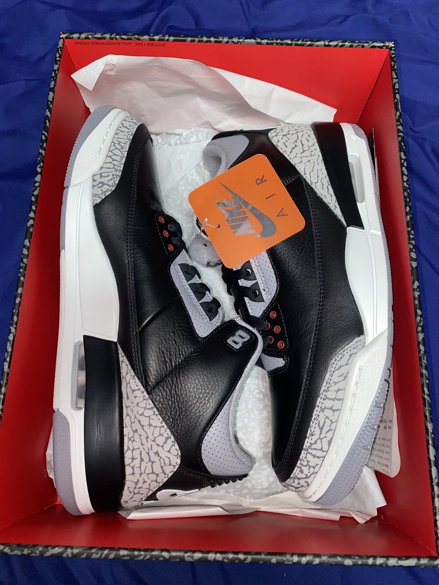 Jordan 3 Black Cement