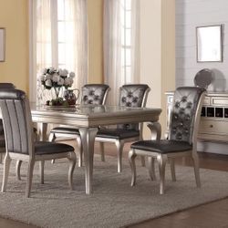 7 Pc Glam Dining set $899