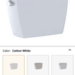 TOTO ST743S#01 Drake Tank with G-Max Flushing System, Cotton White (Tank Only)