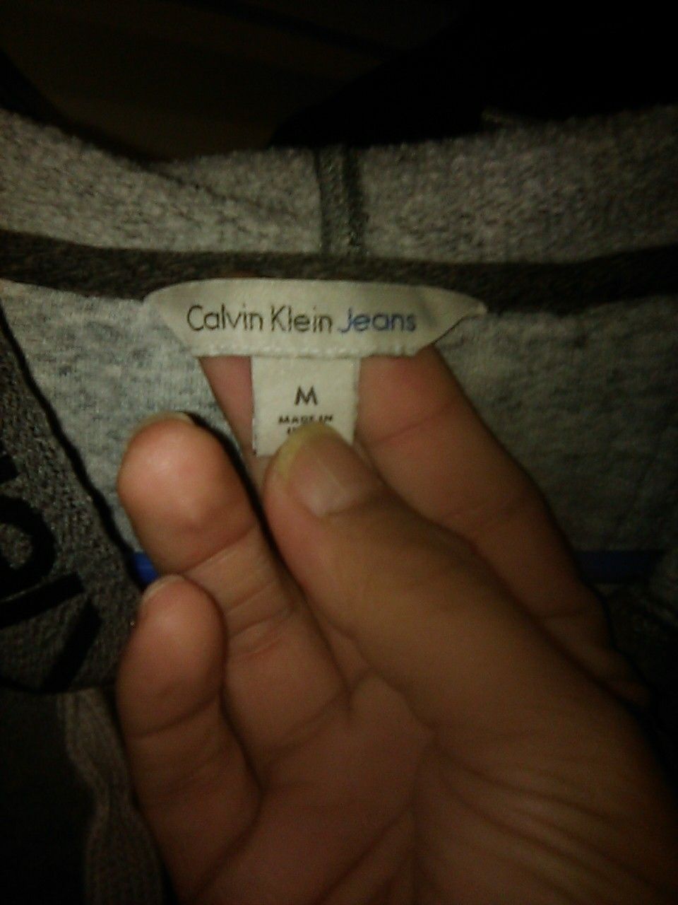 Calvin Klein sweater.