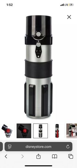 New Darth Vader LIGHTSABER Hilt Light-Up Water Bottle – Star Wars