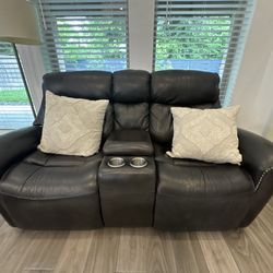 Leather Sofa 