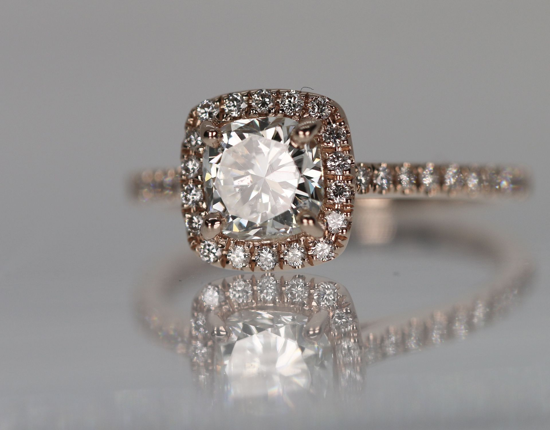 NEW 1.42ct GIA CERT NATURAL DIAMOND Wedding Ring 1.02ct Si1 Center