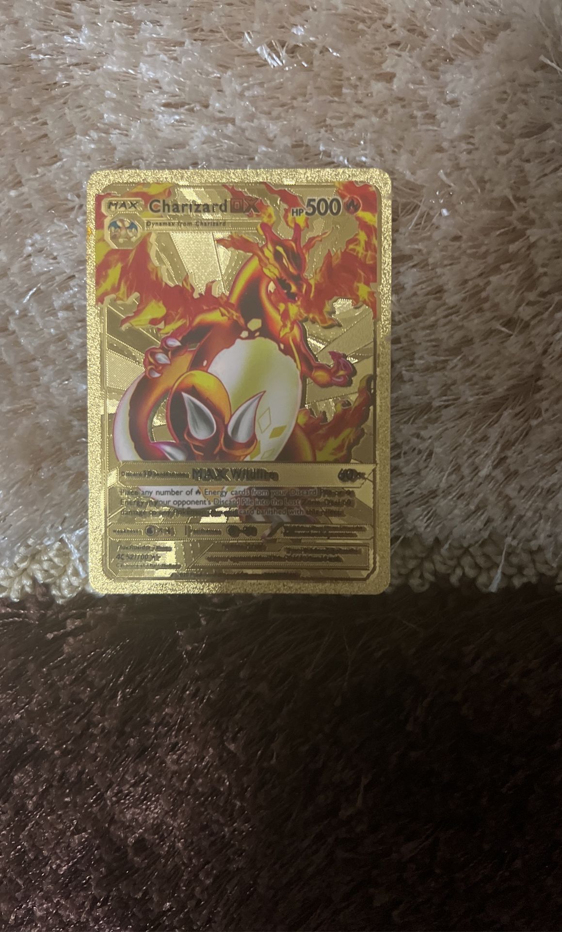 Charizard OX Card Mint Condition