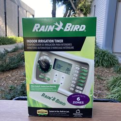 Rain Bird 6 Zone Indoor Irritation Timer.