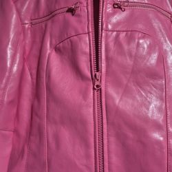Pink Womens Jacket Size Med New 