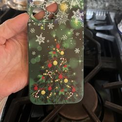 Christmas NEW Year Phone Case for IPhone 13 12 11 14 15 Pro Max Xs Xr X 7 8Plus Cartoon Deer Shockproof Matte Cover Clear Fundas 