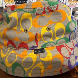 Coach Rainbow Bucket Hat