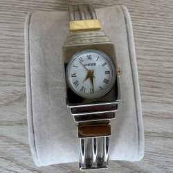 Chico’s Bracelet Cuff Watch – Stainless Steel Back, Japan Movement