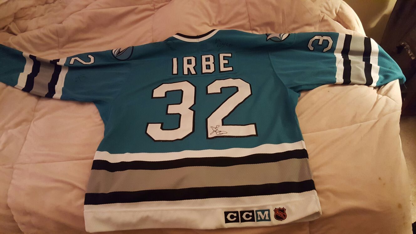 Vintage 1990's Arturs Irbe San Jose Sharks Home Starter Jersey - Men's XL  for Sale in San Jose, CA - OfferUp