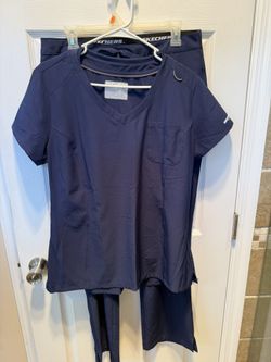 Skechers Navy Blue Women’s Scrub Set