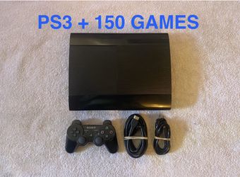 PLAYSTATION 3 MOD with 150 PS3 GAMES and Over 7500 RETRO GAMES