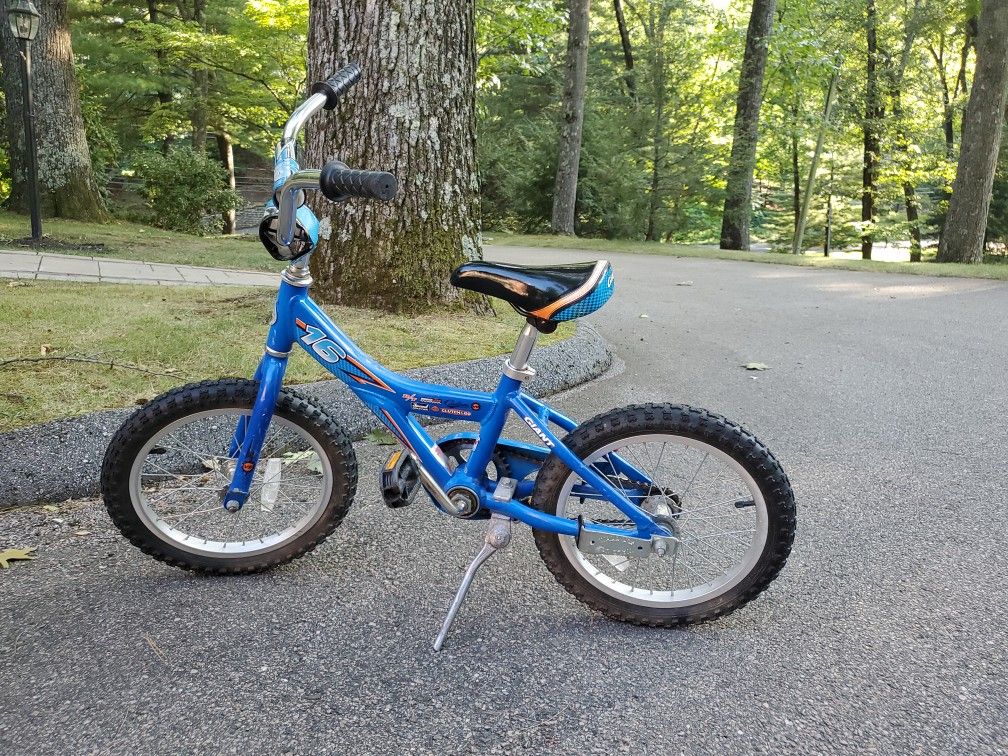 Little Kids Bike, Giant ....can have The Training Wheels Too For Free