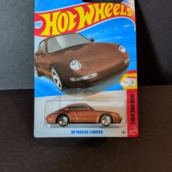 Hot Wheels Then And Now Brown '96 Porsche Carrera 
