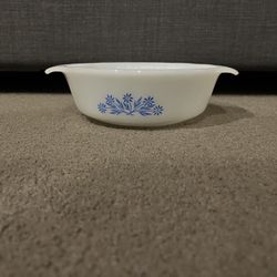 Vintage Blue Cornflower Corning Ware Casserole Dish 