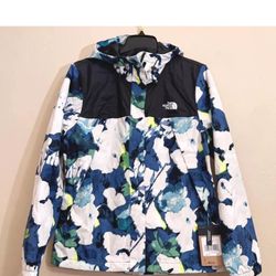 North Face Novelty Floral Hooded Women's DryVent Jacket NEW Size XL