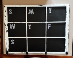Weekly Chalkboard Organizer