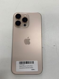 iPhone 16 Pro Max 256GB Storage Unlocked For All Carriers