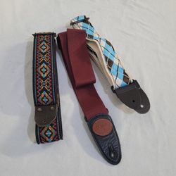 3 Guitar Straps