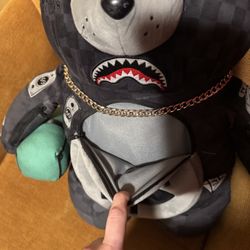 Exclusive Spray ground Backpack Teddy Bear