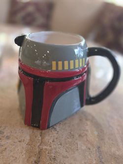 Vandor Disney Star Wars Boba Fett 20 Ounce Ceramic Sculpted Mug Official Rare