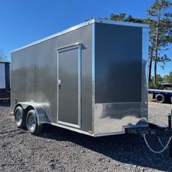 Quality Cargo 7 x 14 Enclosed Cargo Trailer 7k