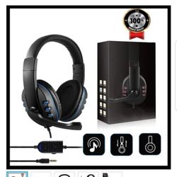 Wired Headphone 3.5mm Gaming Headset