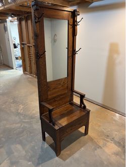 Antique Hall Tree