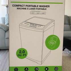 Hamilton Beach 2.0 Cu. Ft. Compact Portable Washer HBPW210