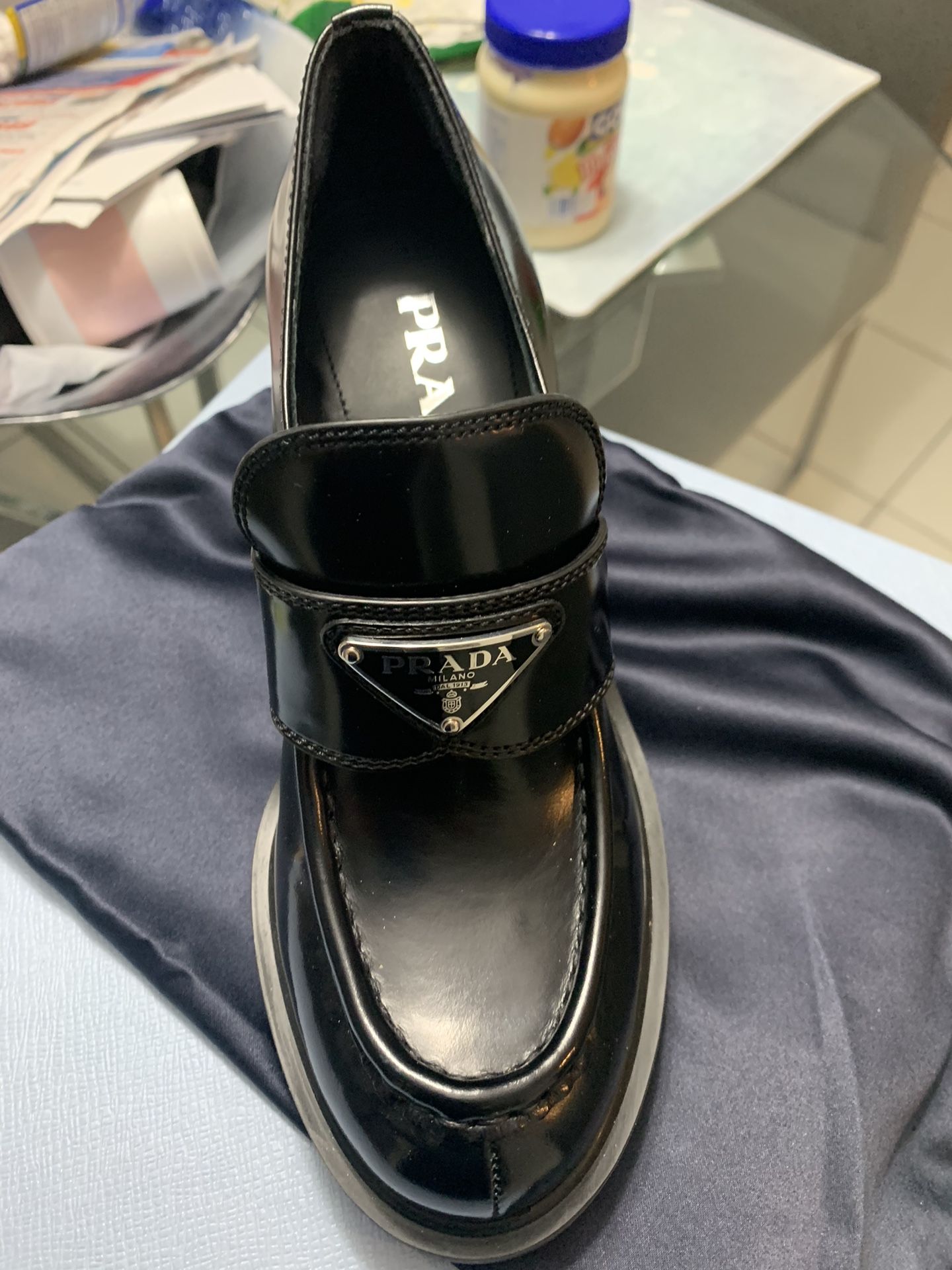 Prada Chocolate Flow Heeled Loafers for Sale in Miami, FL - OfferUp
