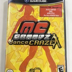 MC Groovz Dance Craze Nintendo GameCube, 2004 Complete with Manual Tested