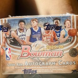 SEALED 2025/2026 Bowman NBA Sports Trading Cards 