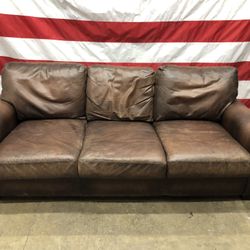 Free Delivery - Pottery Barn Turner Leather Couch