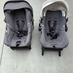 Nuna Pipa Car Seat with Base x2