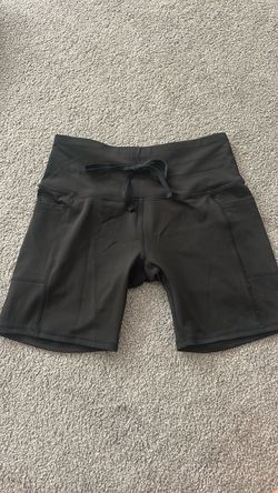 Black Athletic Shorts with Side Pockets