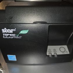 Star Micronics TSP100 FuturePRNT thermal POS Receipt Printer Ethernet - Tested