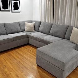 gray sectional couch