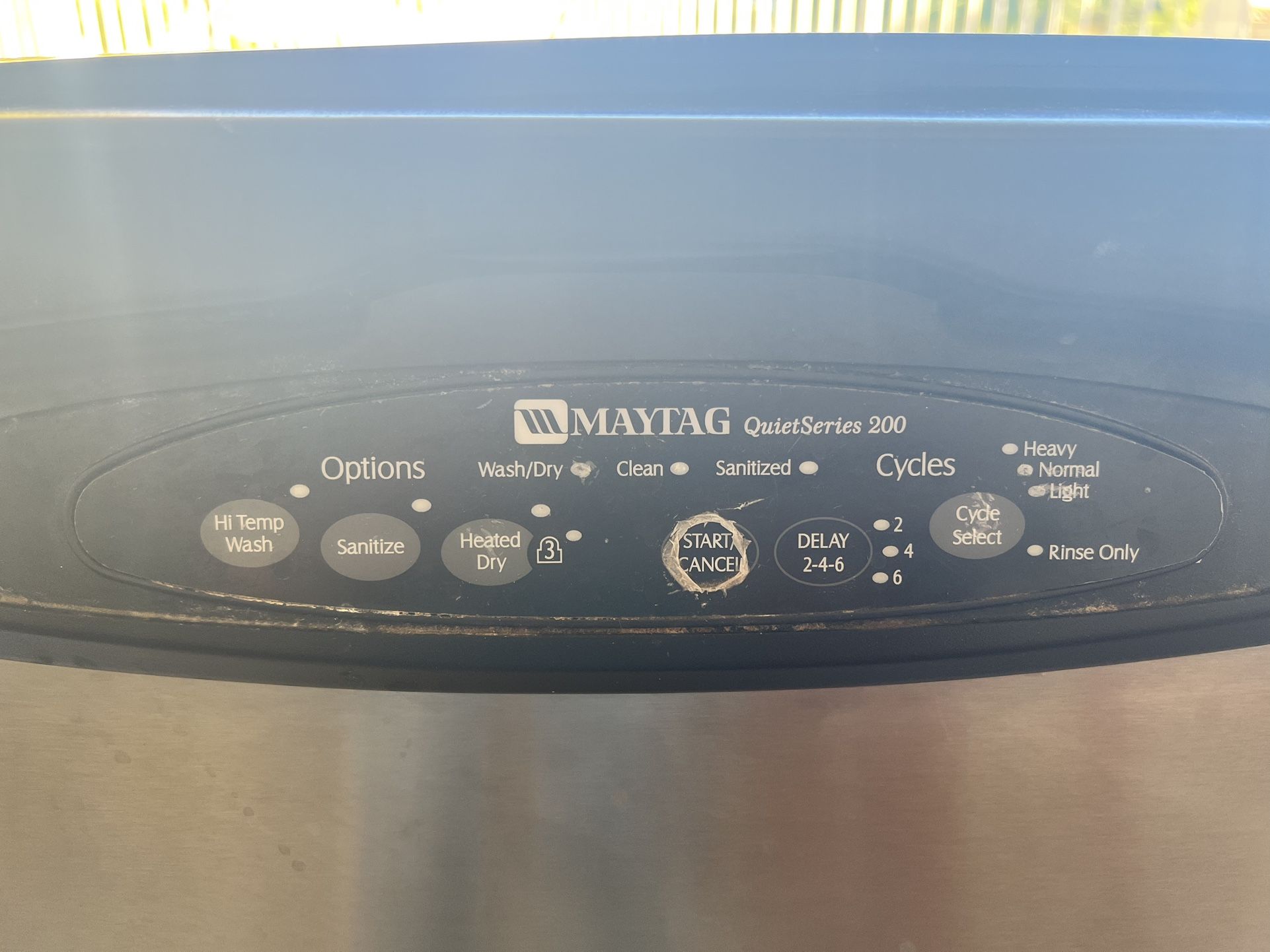 Maytag Dishwasher Stainless Quiet series 200
