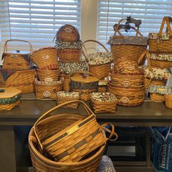 Longaberger Baskets (lot of 26)