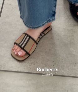 Burberry sandals