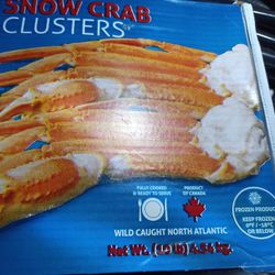 Raw Fresh Frozen Snow Crabs 10lb