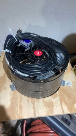 Master Flow GAF EZ Cool Plug-In Gable 1600 CFM Gable Mount Attic Ventilator with Efficient Ventilation, Cost Savings and High Capacity for spaces upto