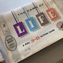 Vintage Life Board Game 1960