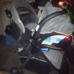 Monbebe Car Seat And Stroller Deluxe Travel Set