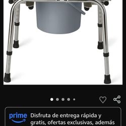 Durable Toilet Chair for Adults and Seniors, 